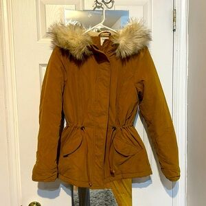 ONLY - Women’s Tan Medium Lucca Short Parka Jacket
